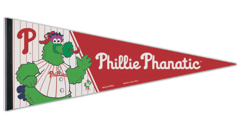Phillie Phanatic Premium Pennant 12" x 30"
